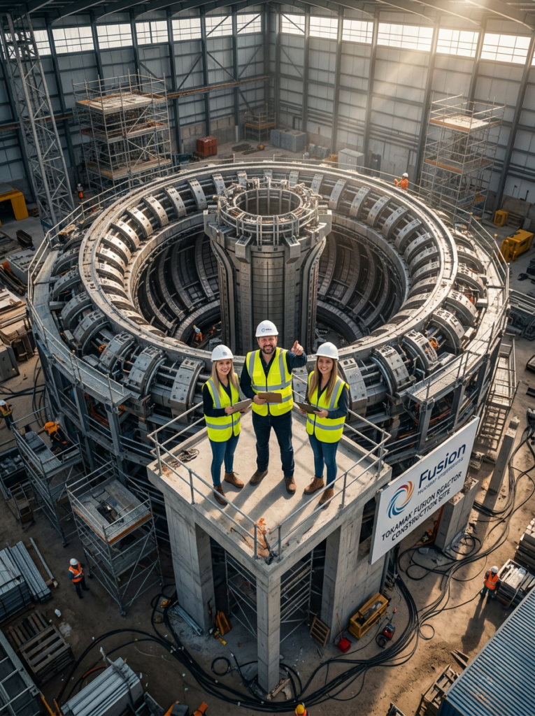Nuclear reactor facility with safety systems and engineering team
