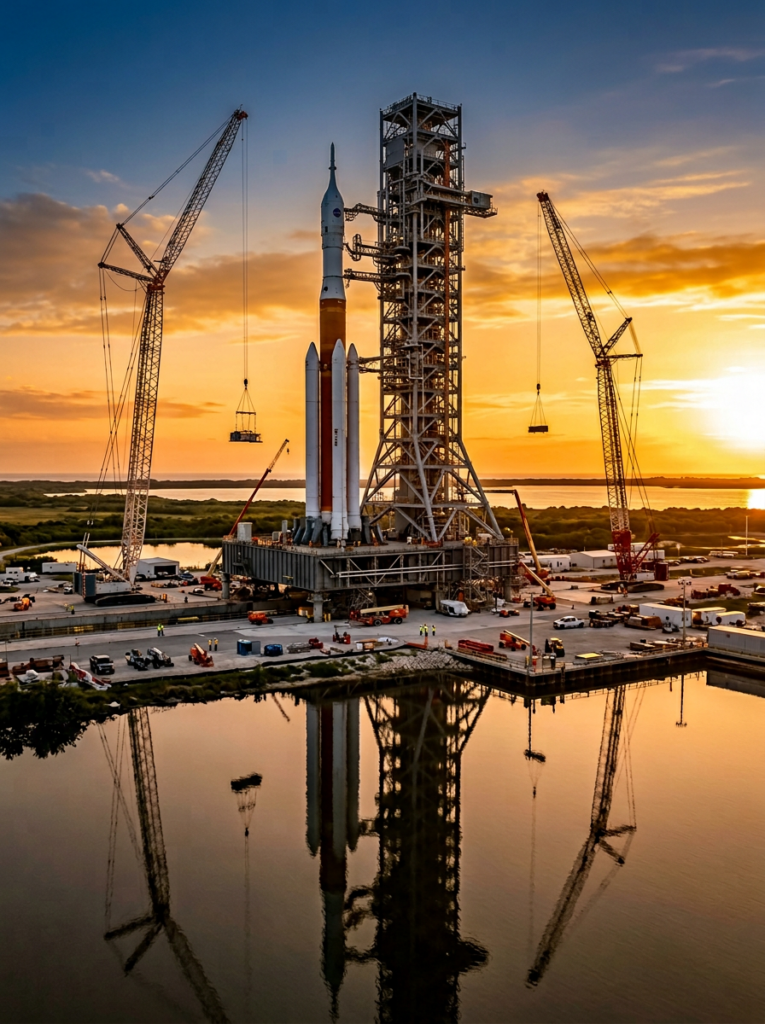 Industrial workers in hard hats and safety gear at process facility