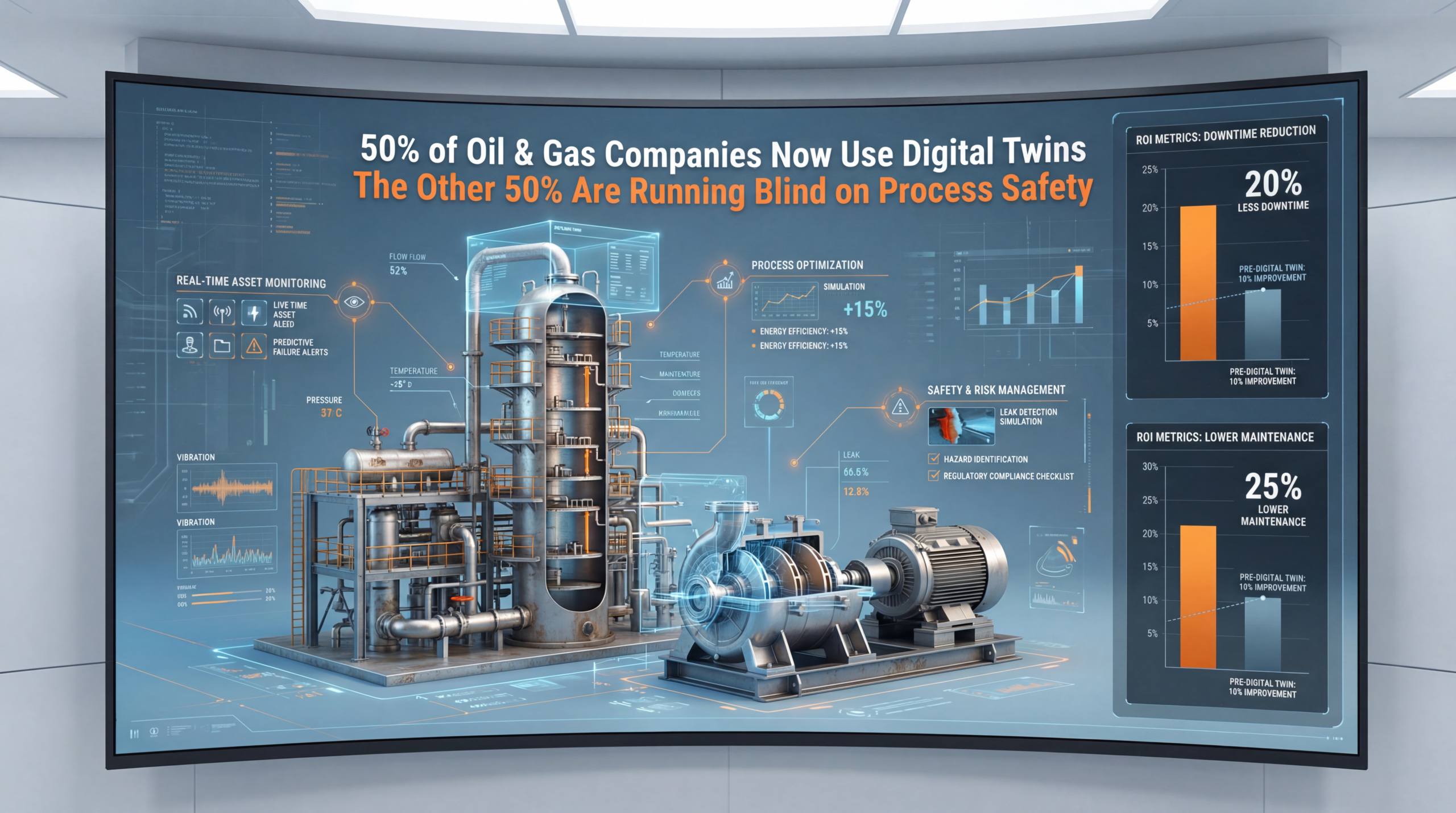 1990s control room versus 2026 AI-assisted control room, side by side